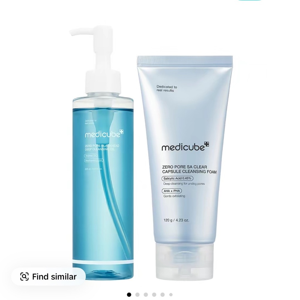 Medicube Double Cleansing Duo — Blue Cleansing Water & Foam
